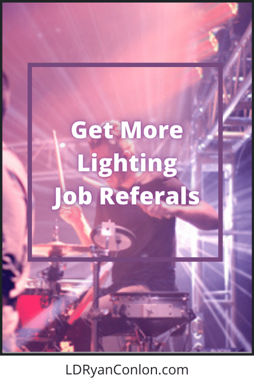 Get more lighting job referals small pin