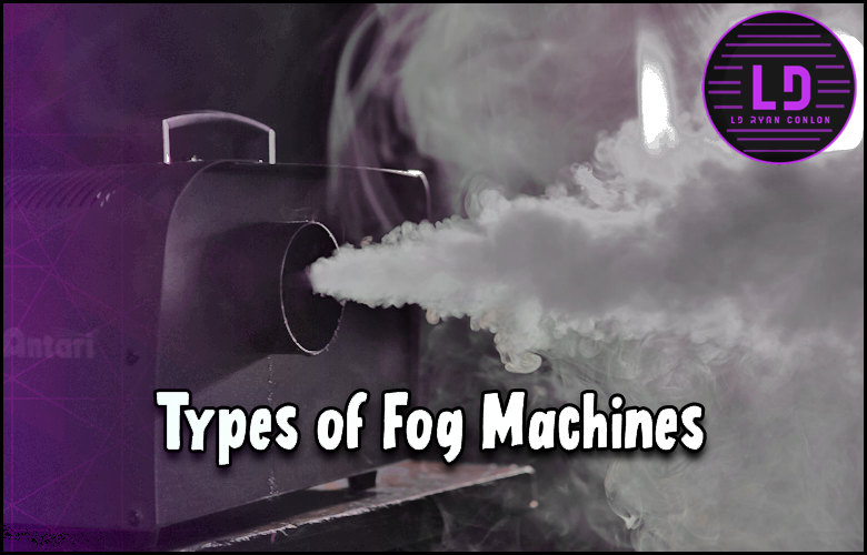 Types of fog machines include various types of fog machines such as mist makers and evaporative foggers.