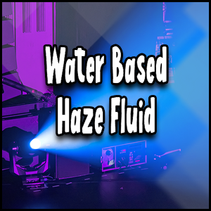 Water-based haze fluid.